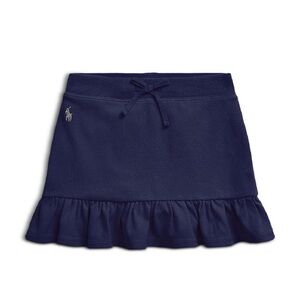 Polo Ralph Lauren Girls' Ruffled Stretch Mesh Skort - Little Kid size 5.